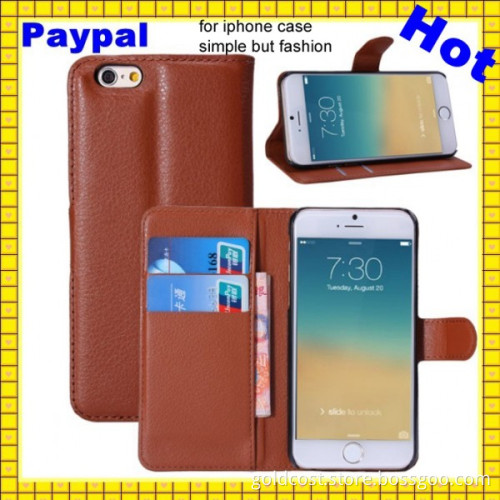 Colorful Mobile Leather for iPhone Case Mobile Phone Cover (gc-c001)
